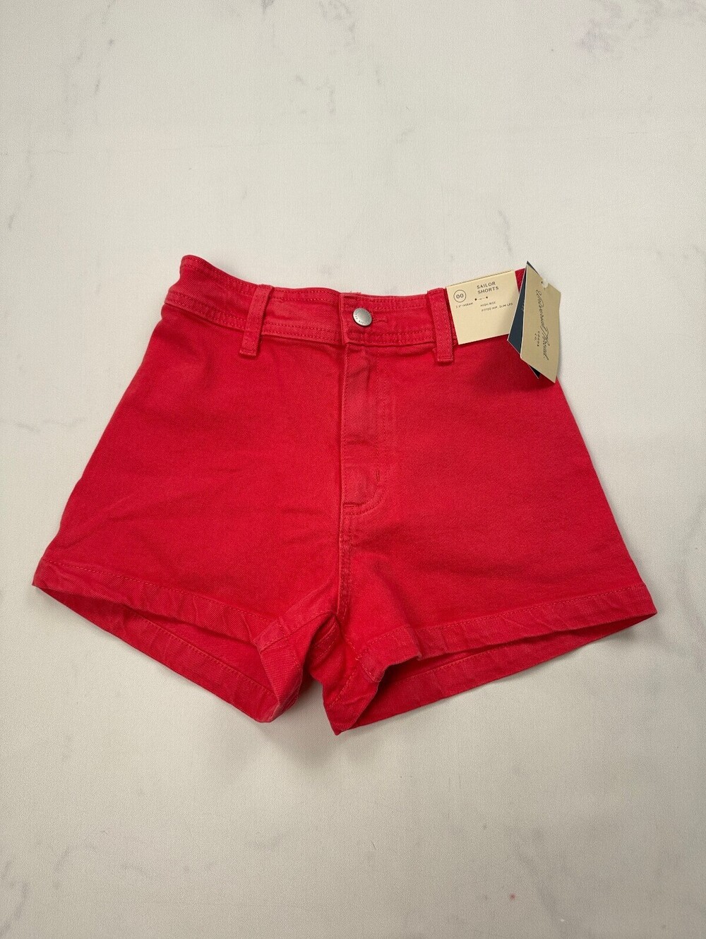 Universal Thread Shorts Red 90s VTG High Rise - Womens 00